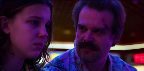 hopper and eleven | Stranger things, Stranger, Blue pictures