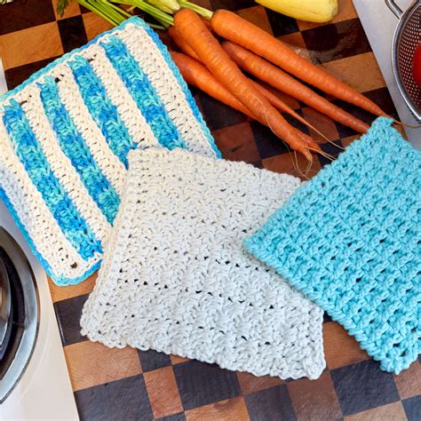 Free Easy Red Heart Lattice Washcloth Crochet Pattern Yarnspirations