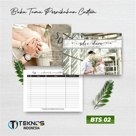 Jual BUKU TAMU CUSTOM BUKU TAMU PERNIKAHAN CUSTOM PREMIUM WEDDING