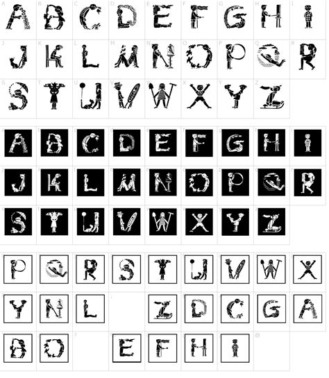 Children Alphabet Font Download