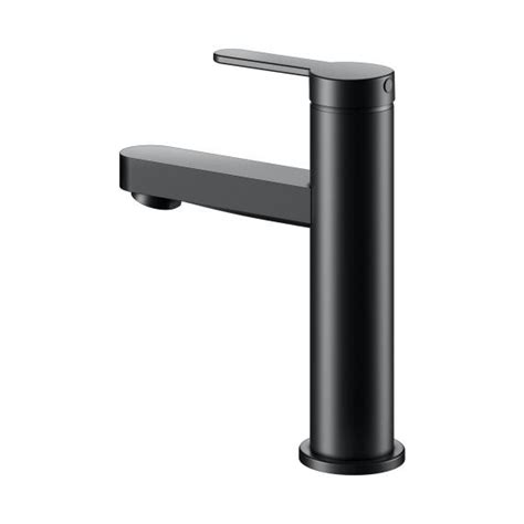 Keuco Ixmo Flat Single Lever Basin Mixer Matt Black Without Waste