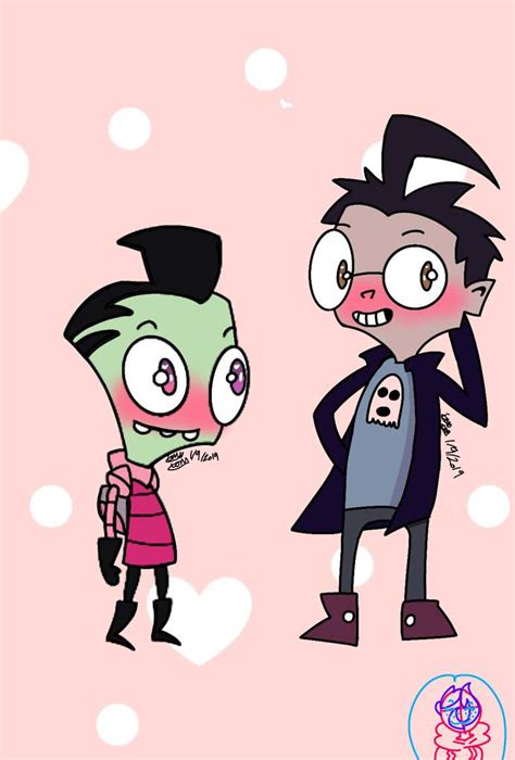 My first invader zim drawing. Zim x Dib | Invader Zim Amino