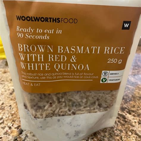 Woolworths Brown Basmati Rice With Red And White Quinoa Review Abillion