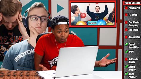 Youtubers React To Top 10 Most Subscribed Youtube Channels Reaction