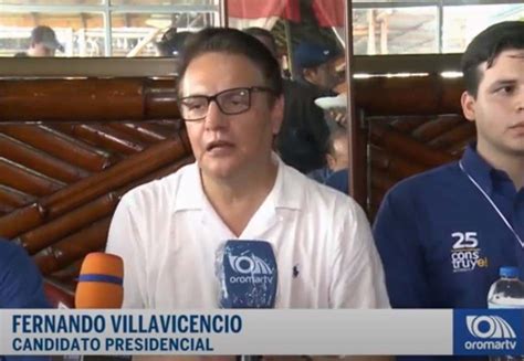 Candidato Fernando Villavicencio Presentó Su Plan De Gobierno En Manta