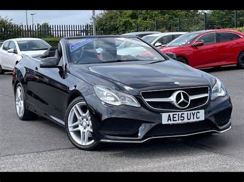 Approved Used Mercedes Benz E Class 2 1 E250 CDI AMG Line Cabriolet