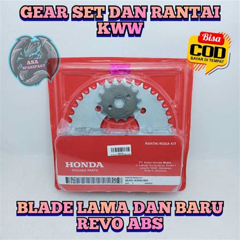 Jual GEAR SET ASLI ORIGINAL HONDA REVO ABS Absolute REVO FIT Revo X