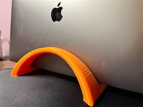 Simple Vertical Laptop Stand By Printwithmexyz Download Free Stl Model