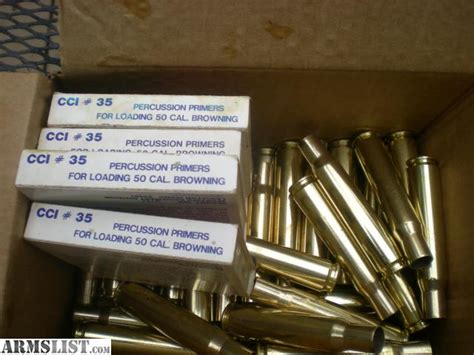 ARMSLIST For Sale 50 BMG Primers Brass