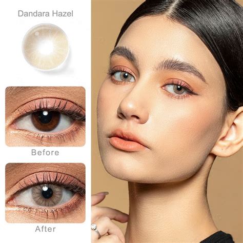 FRESHGO HIDROCOR GEN 3 DANDARA HAZEL COSMETIC COLORED CONTACT LENSES