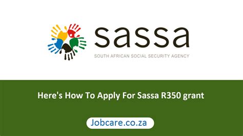 Heres How To Apply For Sassa R350 Grant Jobcare