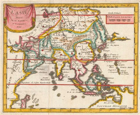 17th Century Miniature Map Of Asia Altea Gallery