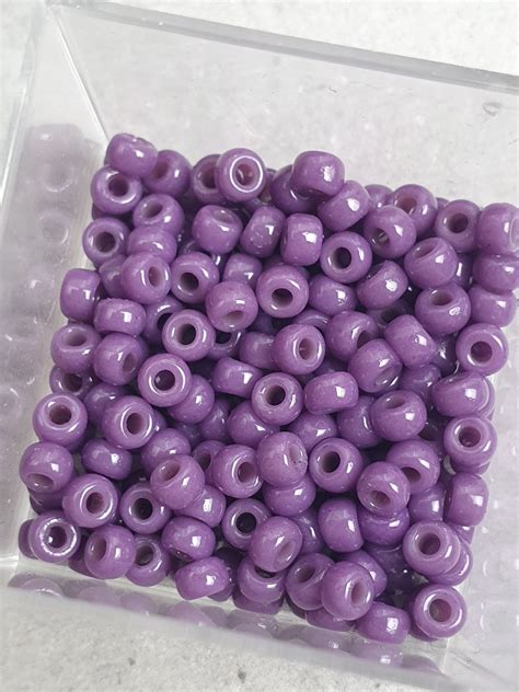 Miyuki Rocailles 8 0 Duracoat Opaque Dark Purple ca 3 1X2 1mm ᴓ