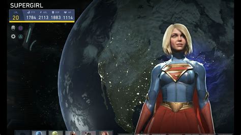 Injustice 2 Classic Supergirl Gear Loadout And Gameplay Youtube