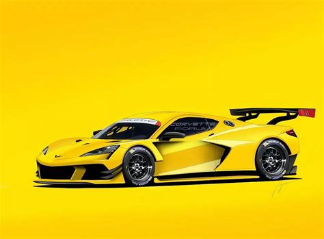 PIC Corvette C8 R Rendered By The Corvette Forum Corvette Sales