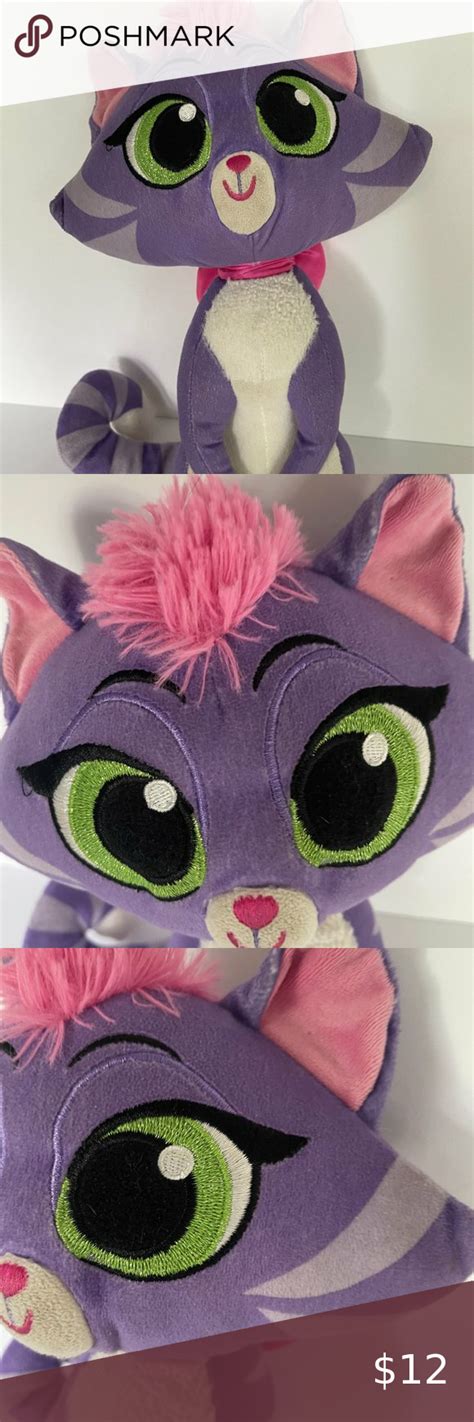 Disney Store Puppy Dog Pals Hissy Plush Cat Kitty Purple Stuffed Animal | Purple stuffed animals ...