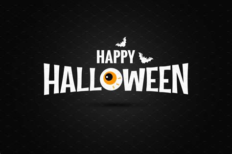 Happy Halloween Logo Illustrations Creative Market