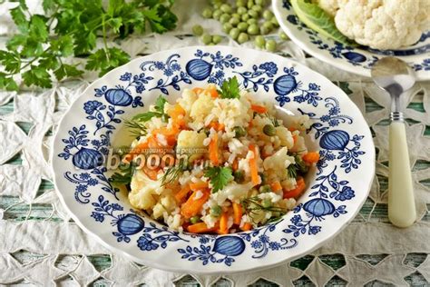 Рис с цветной капустой рецепт с фото, как приготовить на Webspoon.ru