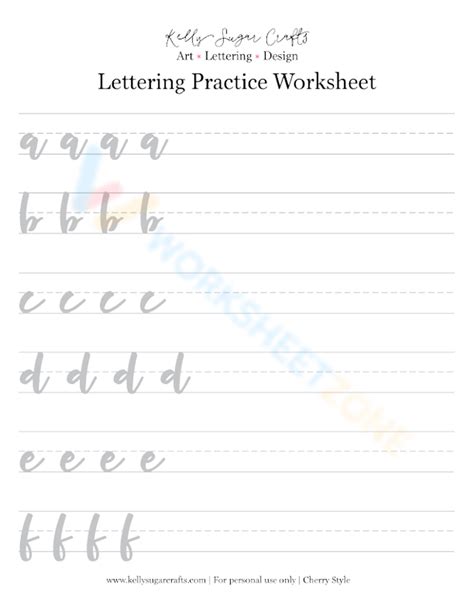 Calligraphy Alphabet A-Z Letters Practice. Worksheet