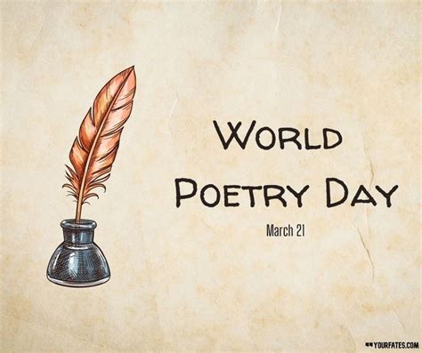 World Poetry Day Quotes World Poetry Day Poetry Day Poetry