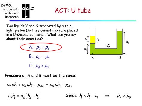 Lecture Density Pressure And Pascal S Principle Ppt