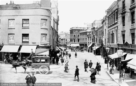 Plymouth Old Town Street 1889 Plymouth England Old Town Plymouth