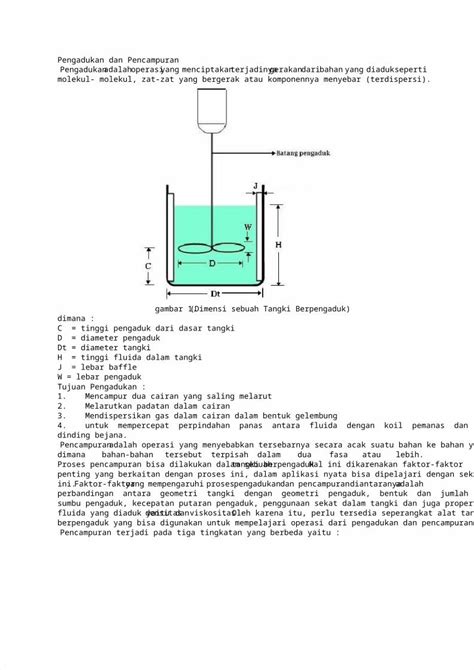 Docx Pengadukan Dan Pencampuran Dokumen Tips