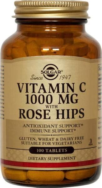 Vitamin C 1000 Mg With Rose Hips Tablet 250 Tabs