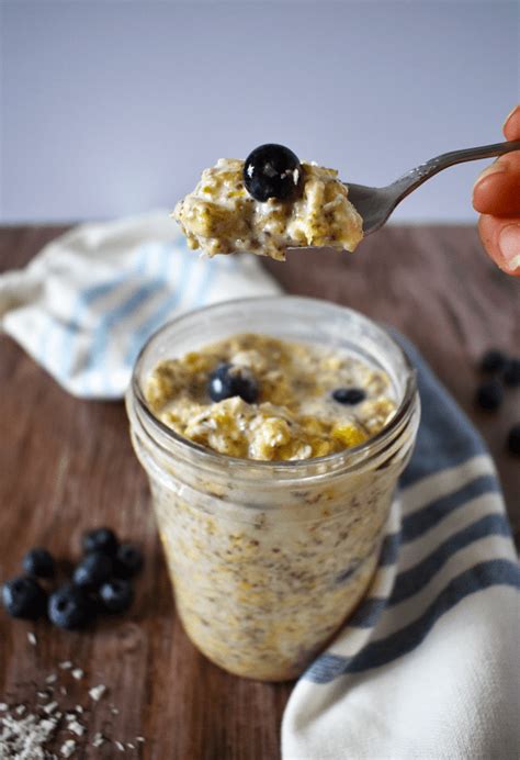 Lemon Blueberry Coconut Overnight Oats The Small Town Foodie