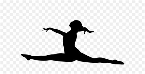 Artistic Gymnastics Floor Handstand Silhouette Gymnastics Png