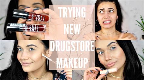 DRUGSTORE HAUL Trying New Makeup YouTube