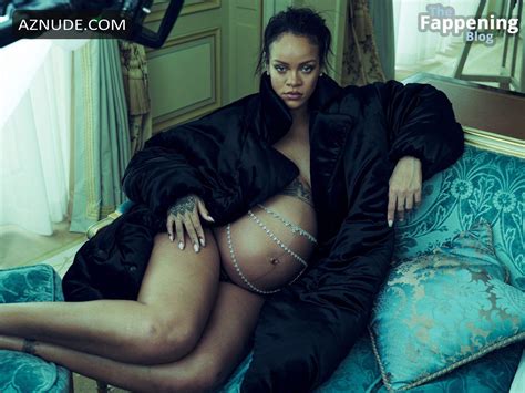 Rihanna Nude Sexy Vogue Magazine Outtakes Revealed Aznude