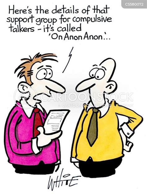 Compulsive Talkers Cartoons and Comics - funny pictures from CartoonStock