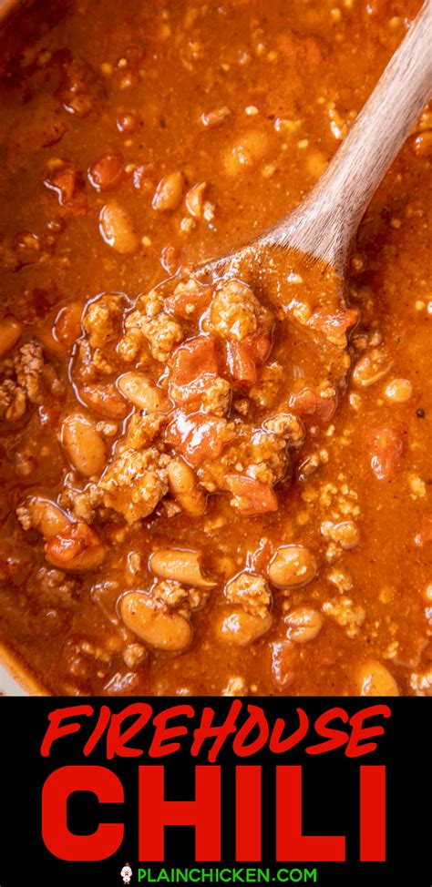 Firehouse Chili Recipe Seriously Delicious So Simple And It Tastes Great All You Need Is