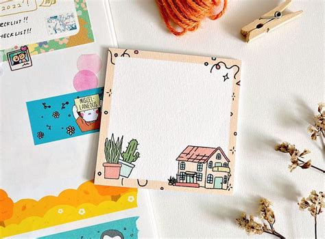 My Home Is A Home Of Peace Memo Pad Memo Pad Design Paper Crafts Diy