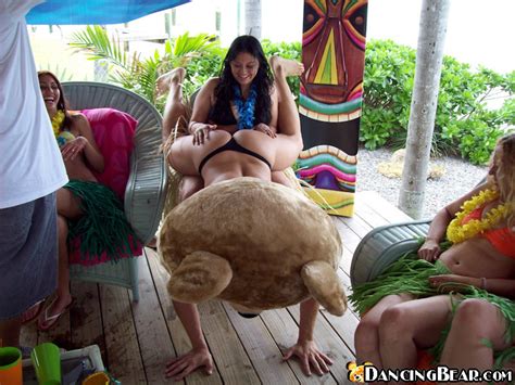 A Hawaiian Party Turns Into A Hot And Insane CFNM Orgy Porn Pictures