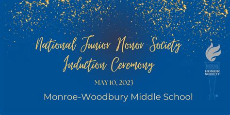 Congratulations To The 2023 National Junior Honor Society Inductees