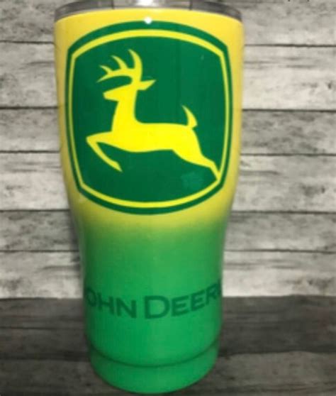 John Deere Tumbler Etsy