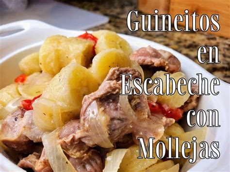 Guineitos En Escabeche Con Mollejas Marinated Green Bananas With