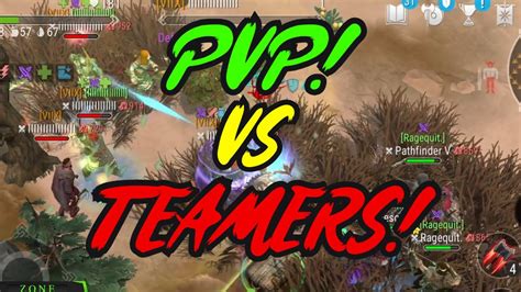 FROSTBORN PVP VS TEAMERS YouTube