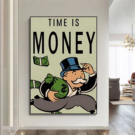 Monopoly Movie Kraft Paper Wall Art Poster For Room Decor OutletTrends ...