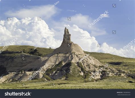 Chimney Rock National Historic Site Nebraska Stock Photo 108389993 ...