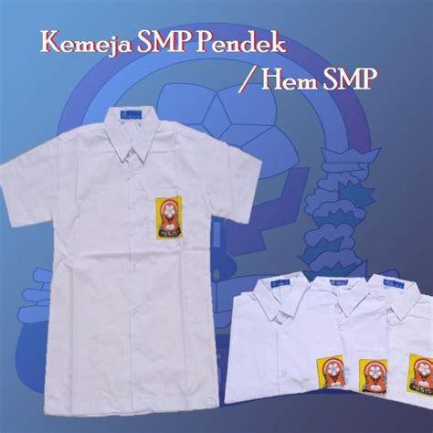 Jual Baju Sekolah Smp Seragam Sekolah Smp Lengan Pendek Merk