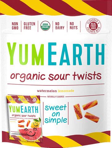 YumEarth Sour Twists Watermelon and Lemon | The Bodega