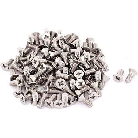 Amazon Uxcell M X Mm Phillips Flat Head Countersunk Bolts