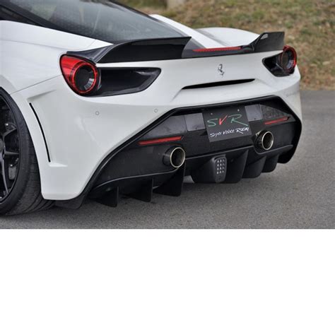 Auto Veloce Rear Bumper Carbon For Ferrari Gtb Los