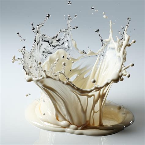 Splash effect high speed photography isolated white background ...