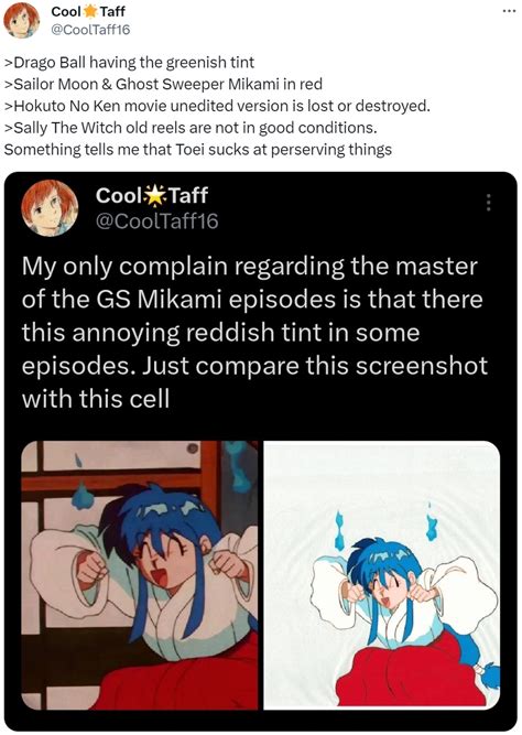 Something Tells Me That Toei Sucks At Perserving Things Sailor Moon