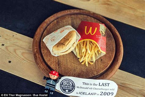 Head To Reykjavik To See Icelands Last Mcdonalds Burger Daily Mail