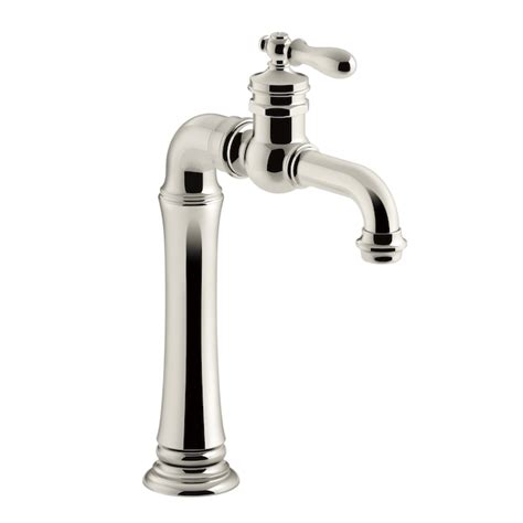 Kohler Artifacts Vibrant Polished Nickel Single Handle Kitchen Faucet In The Kitchen Faucets